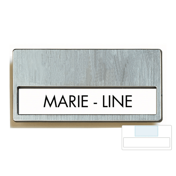 Plaques d'identification en plastique